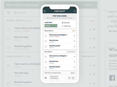 Mobile FamZoo Checklist - New Styling