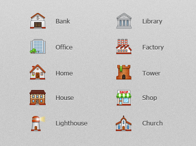 Buildings icons 32px building home house icon icons