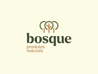 Bosque Natural Products bosque green grove health healthy logo natural natural food tree tree logo