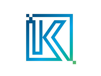 IT Company Logo - K letter initial