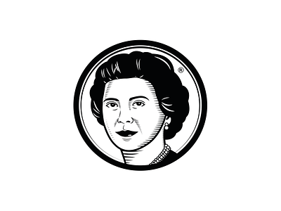 Engraving Portrait Logo Redesign branding engraved engraving illustration lady logo logotype portrait redesign