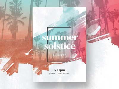 Summer Poster design germany illustrator layout michigan photoshop poster typography