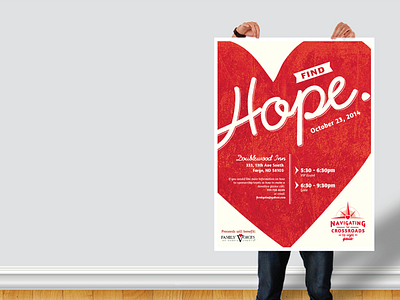 Gala Poster idea family gala heart hope opinion poster promotional red typography