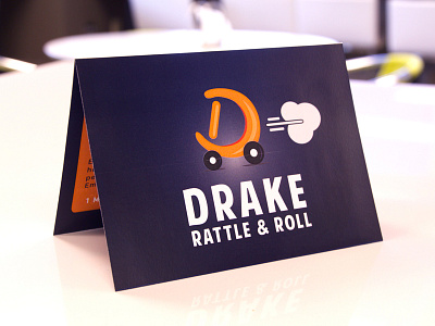 Drake, Rattle & Roll Card baby benefit branding car card logo symbol