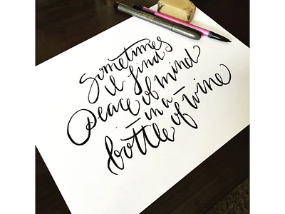 Friday billy currington country hand lettering lyrics