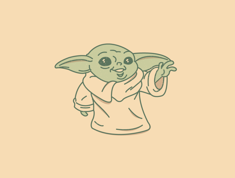 How To Draw Baby Yoda Easy How To Images Collection