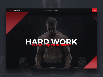 Fitness Website wip exercise fitness gym neutrition ui ux web design workout