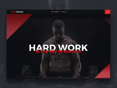 Fitness Website wip