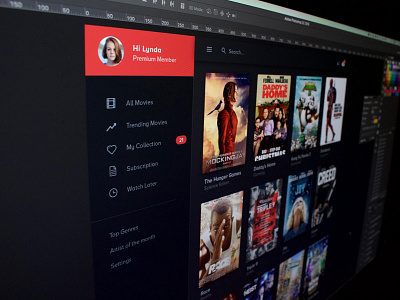Movie Dashboard admin dashboard film movie panel search ui upload ux video web design