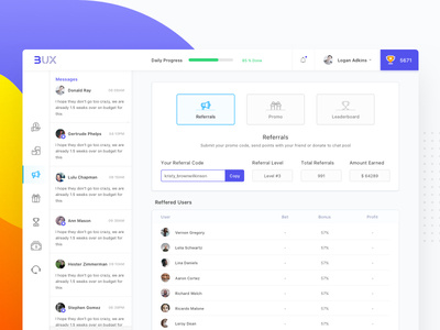 Cryptocurrency Dashboard Referral