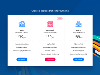 Pricing plan