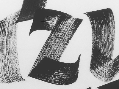 Bold Italic brush calligraphy expressive flatbrush ink italic lettering letters sandrobonomo