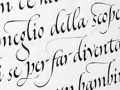 Italic sketch art calligraphy calligraphy art handmade italic lettering lose quote type typography yourself