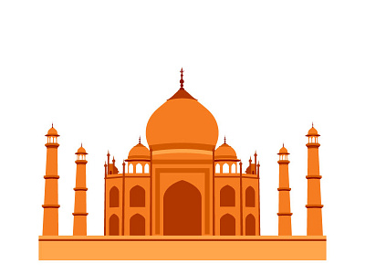 Taj Mahal- W.I.P. agra india mahal monument taj tourism travel vector wip wonder