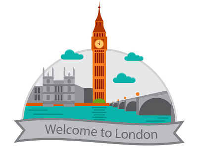Big Ben - London ben big bridge city cityscape clock landmark london tower uk vector welcome