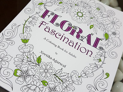 Floral Fascination adult coloring book book coloring colouring floral flower