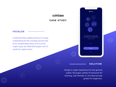 Coinbase redesign case study case study coinbase crypto cryptocurrency mobile redesign ui