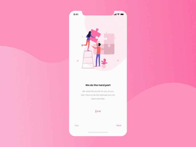 Onboarding Animation animation gradient mobile mobile app mobile app design onboarding onboarding screen transition welcome screen