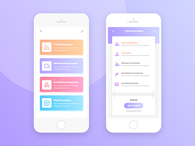 Mobile App UI app app concept clean creative ui illustration mobile mobile ui travel app uidesign