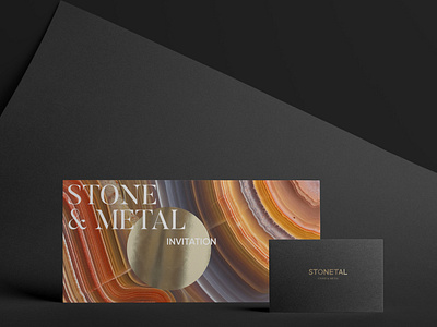 Naming, logo & identity for the STONETAL jewelry brand.