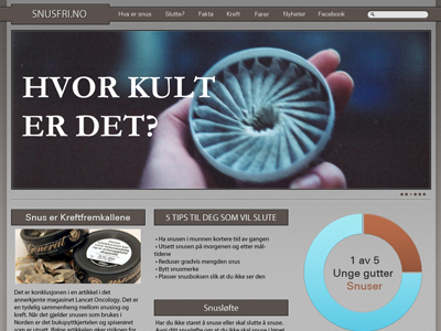 Snusfri - Total norsk snus website