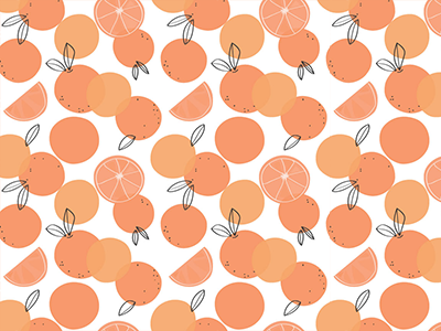 orange you glad... illustration orange pattern seamless