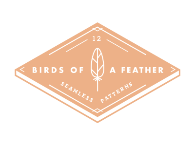 Flock Together badge branding icon illustrator logo mark overlay type typography vintage