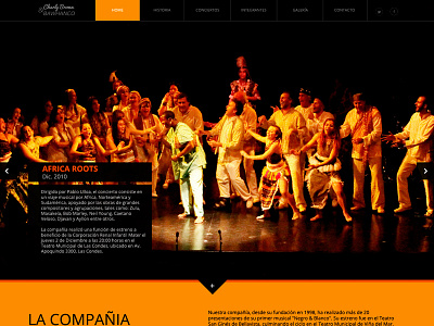 Charlie Brown & Bahuanco band design music one page web design