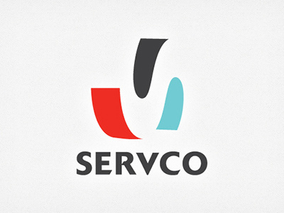 Servco - Logo Design branding fire identity logo s water wind