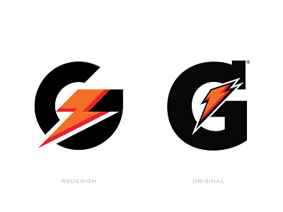 Gatorade Logo Redesign brand brand and identity g letter gatorade lightning bolt logo rebrand redesign