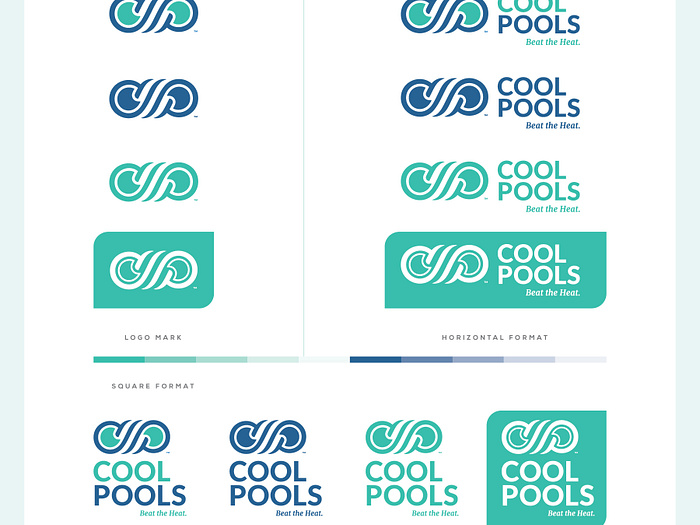 Cool Pools Logo by Lance LeBlanc on Dribbble