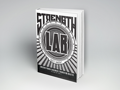 Strength Lab black book book cover constructivism cover design publication russian strength typography weightlifting