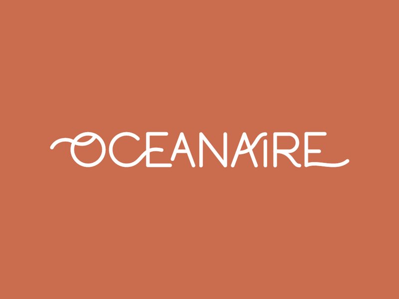 Oceanaire — Logo Concept animation branding gif identity illustration logo logotype mark ocean reveal