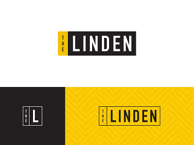 The Linden bold brand identity logo mark versions