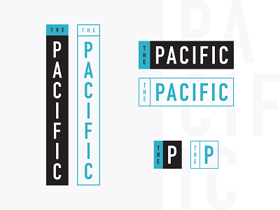 The Pacific brand branding identity logo logo suite mark versions