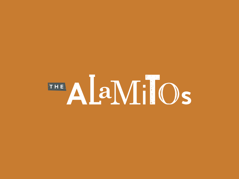 The Alamitos artsy brand branding funky identity logo mark