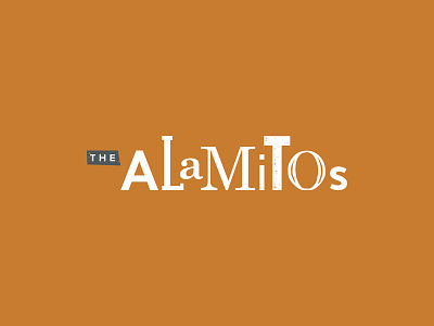 The Alamitos artsy brand branding funky identity logo mark