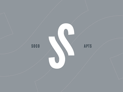 Society SoCo apartments brand branding concepting identity lettermark logo mark symbol
