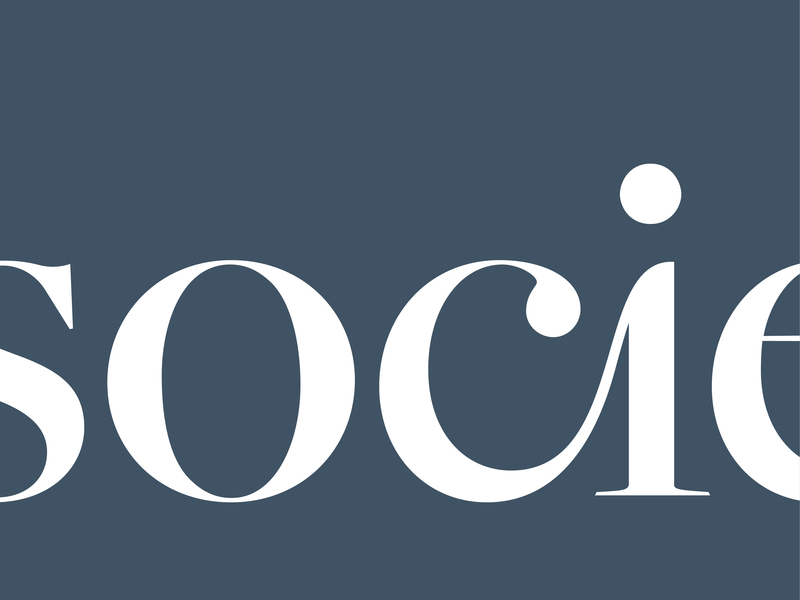 Society SoCo Logo brand branding custom type elegant identity logo logotype mark sophisticated wordmark