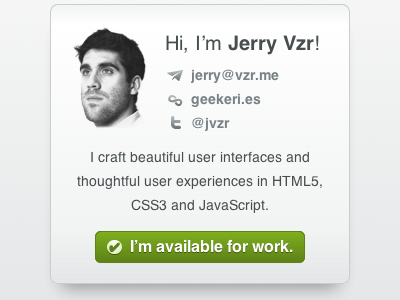 vzr.me css3 html5 sans serif