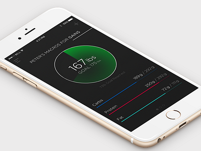 Macro Calculator - 004 calculator daily ui fitness iphone mobile