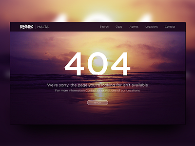 404 Page - 008 404 beach daily ui mediterranean ui ui design web design