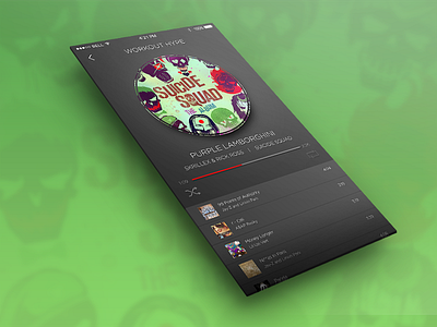 Music Player - 009 daily ui ios iphone mobile design music player