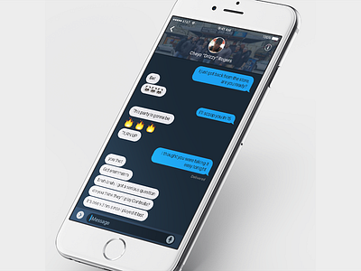 Direct Messaging - 013 concept daily ui ios iphone mobile design