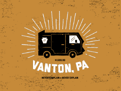 Vanton, PA desertvan2014 glory indiegogo iron van keystone logo pa van