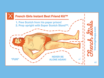 Instant Best Friend Kit™ alone best friend business card design friend only friend sadness so alone sobbing