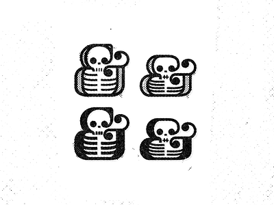 amperskeletons ampersand skeleton skull spoopy