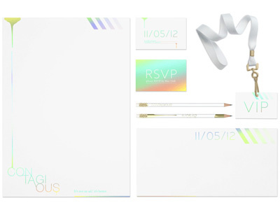 Contagious Magazine Event Invite & Collateral