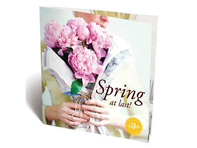 Spring Magazine for Ontario Liquor Stores bright drink feminine flowers food magazine seasonal spring