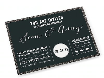 Casual Wedding invite